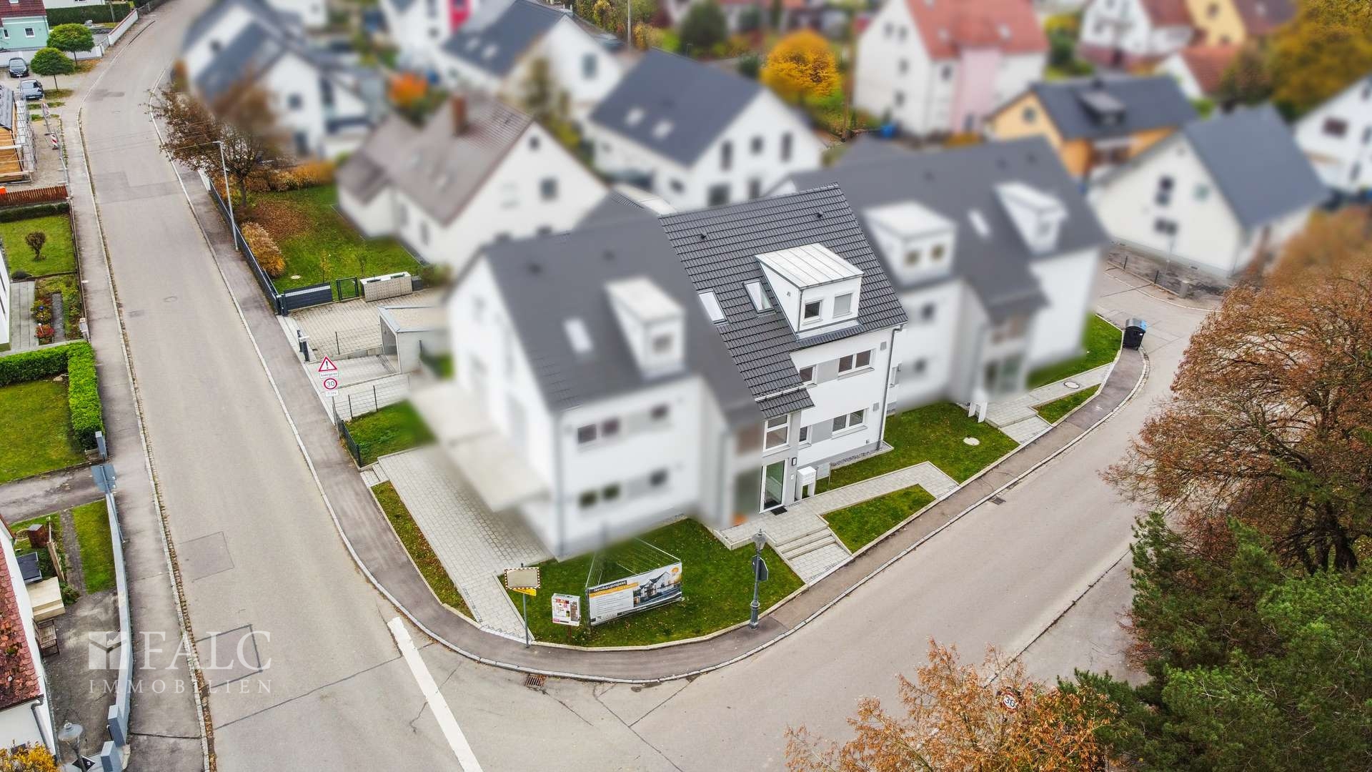 Drohnenansicht Eingang